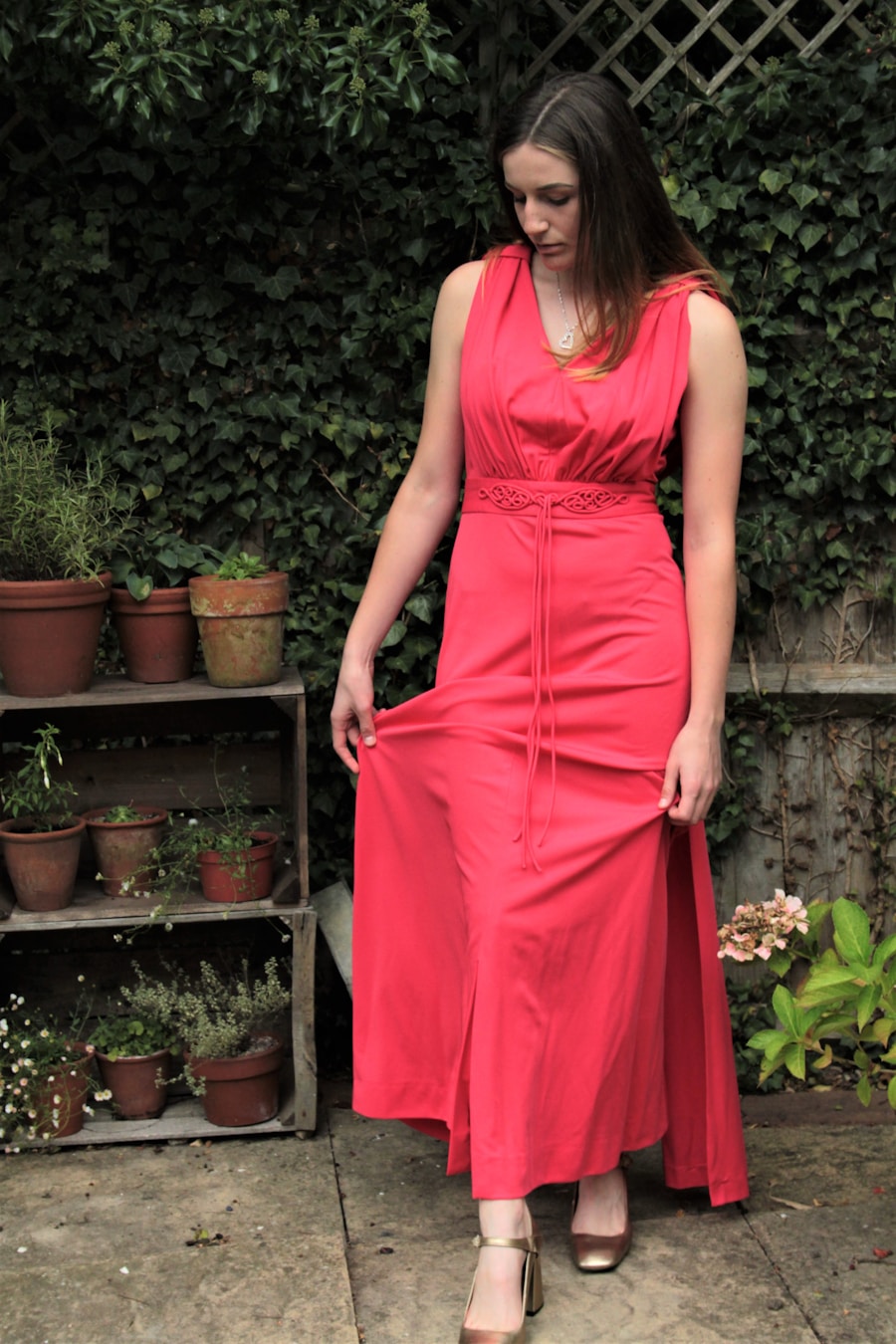 Photo fuchsia dress