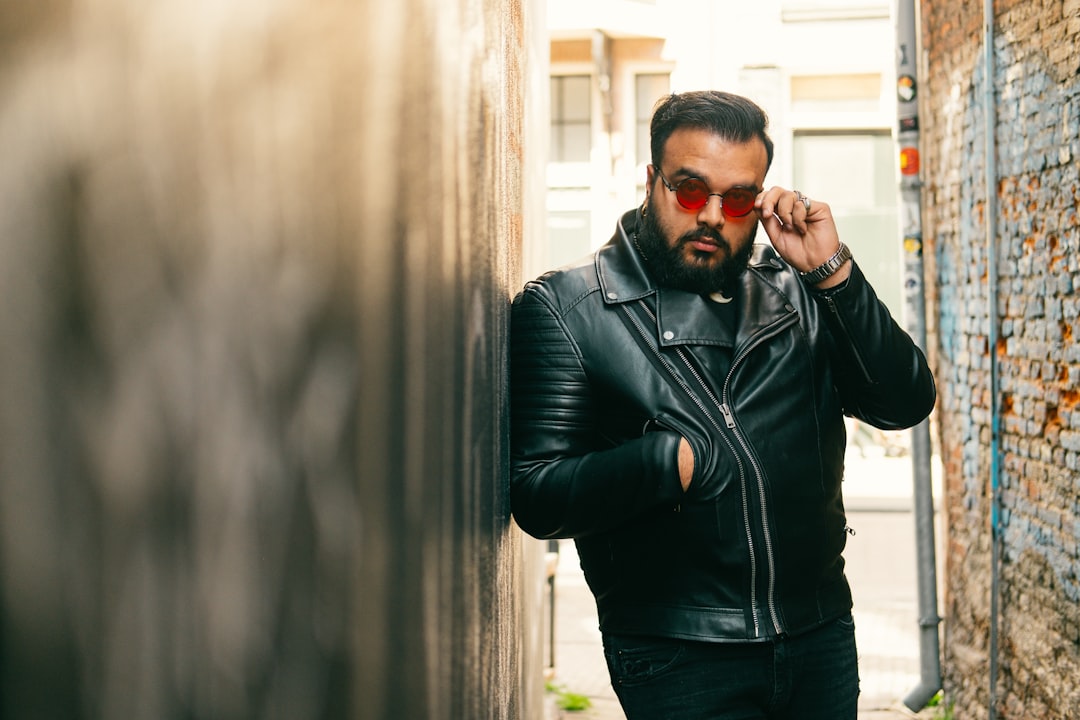 Photo biker jacket